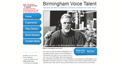 Desktop Screenshot of birminghamvoicetalent.com